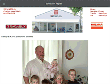 Tablet Screenshot of johnstonrepair.com